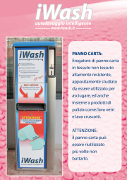 Distributore panno carta sintetica